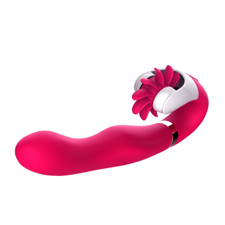 Vibrador 2 en 1 Doble Estimulación Interna y Externa con Rotación y Vibración