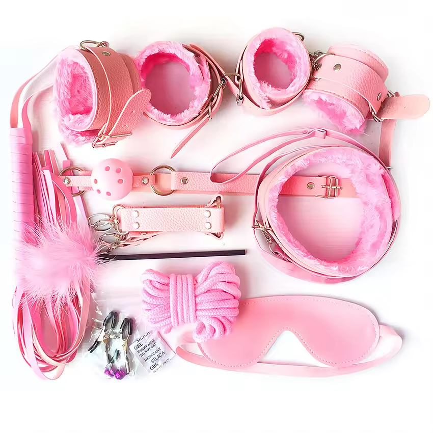 Kit BDSM ajustable con 10 piezas