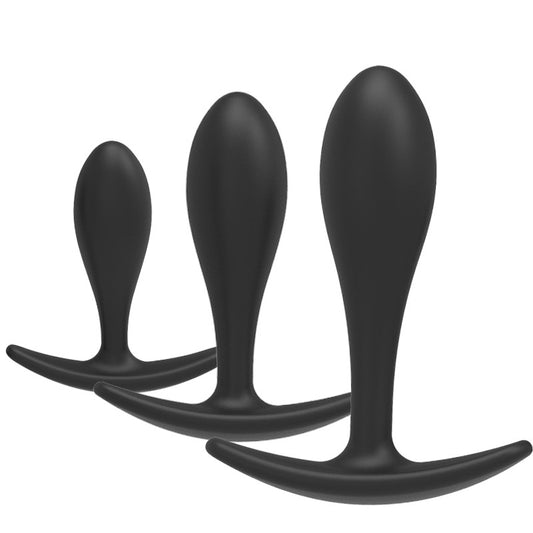 Set de Tapones Anales de Silicona x3