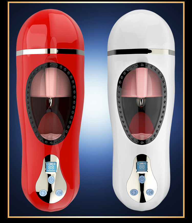 Masturbador Masculino Automático Claire 44en 1 con Lengua, Calor, Vibración y Sonido de gemido  Integrado