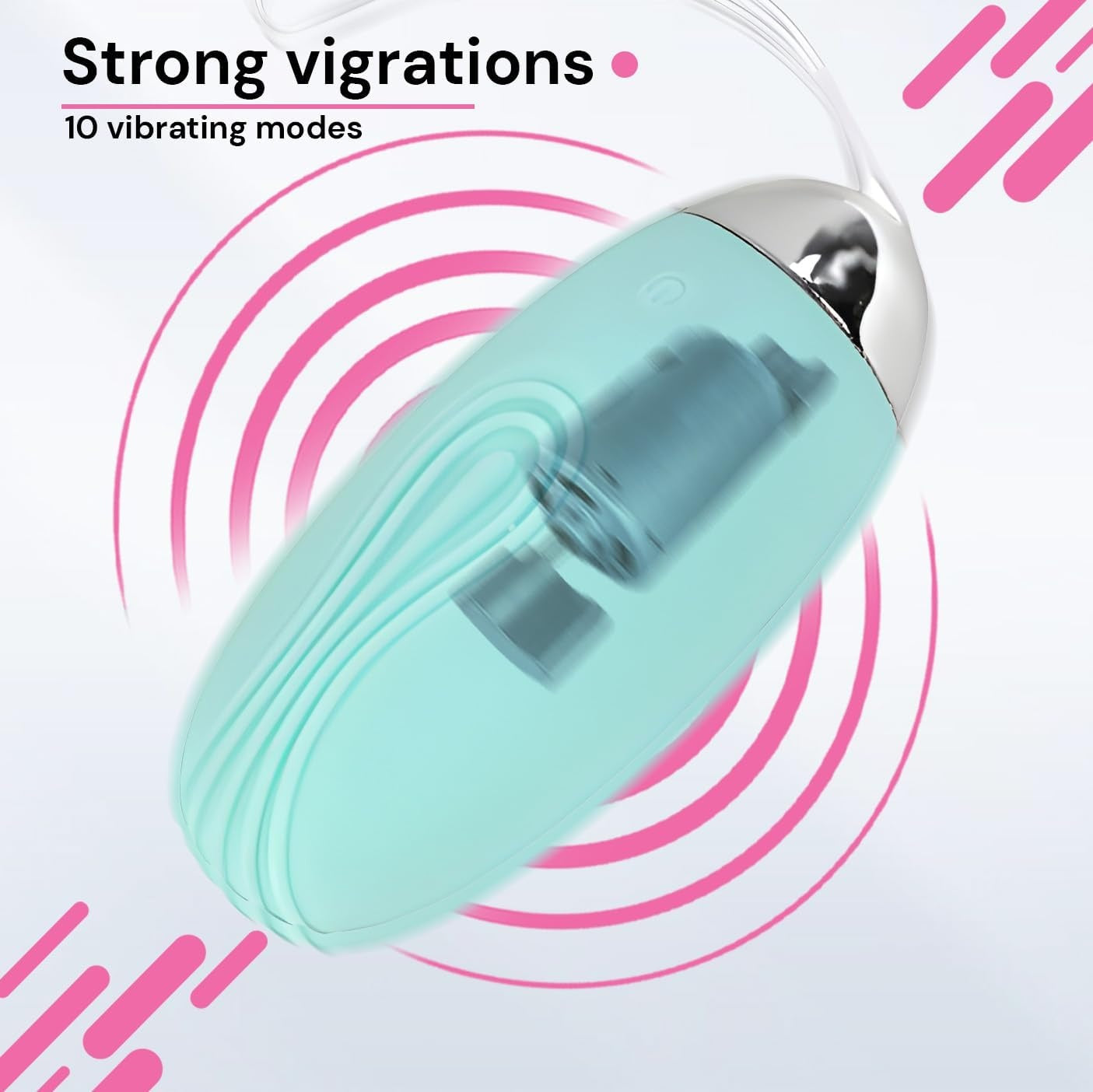 Huevo Vibrador Recargable LILO — 10 Modos con Control Remoto