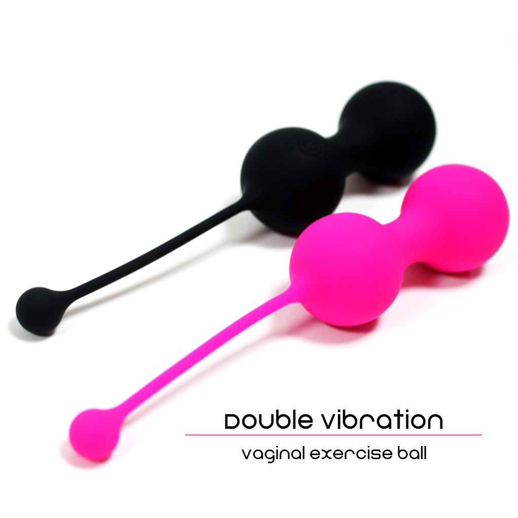 Bola de Kegel Vibradora Doble con Control Remoto — Recargable USB