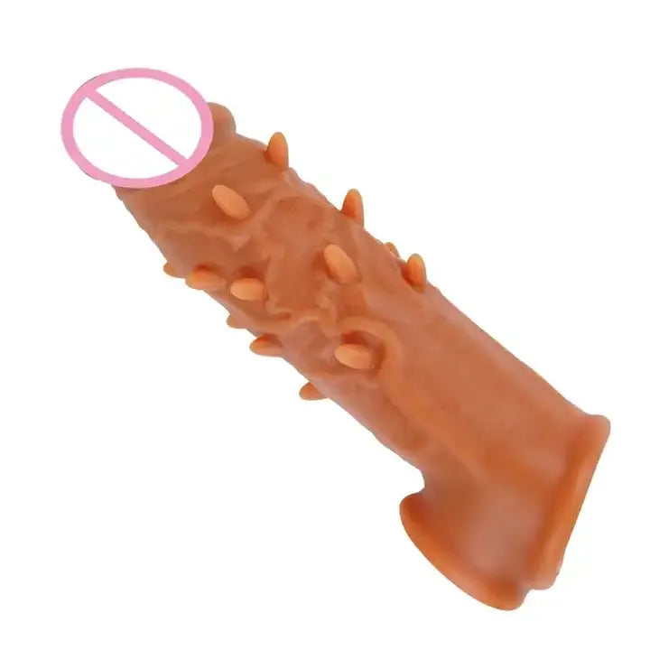 GOK Funda Peniana Texturizada con Doble Aro