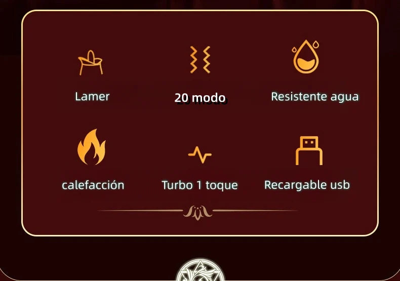 Vibrador Dual Punto G con Estimulación Externa y Función Calor