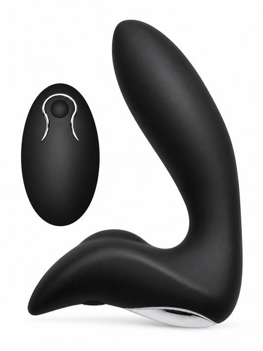 Masajeador de Próstata Anal con Control Remoto y 12 Modos de Vibración