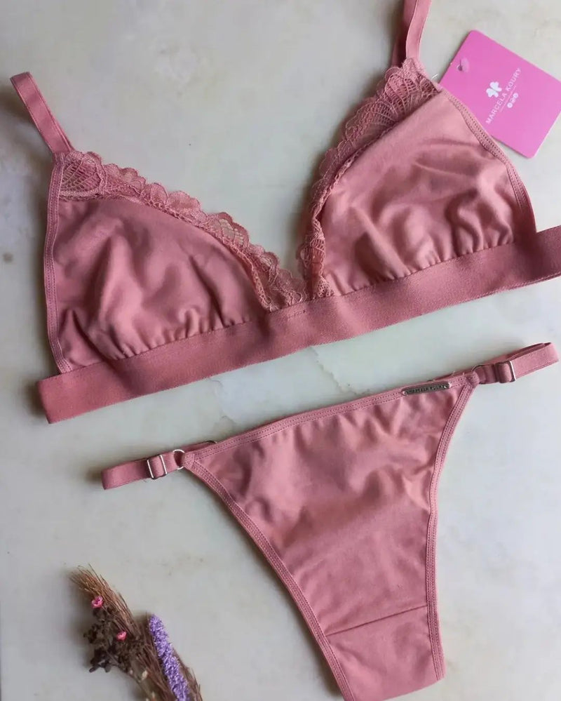 Art.5688 Conjunto Algodon Lycra Bralette