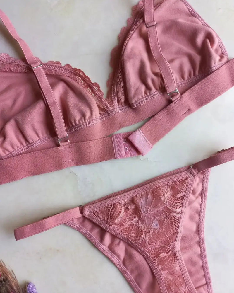 Art.5688 Conjunto Algodon Lycra Bralette