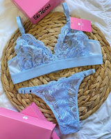 Art.5676 Conjunto Bralette de puntilla y Tanga Less