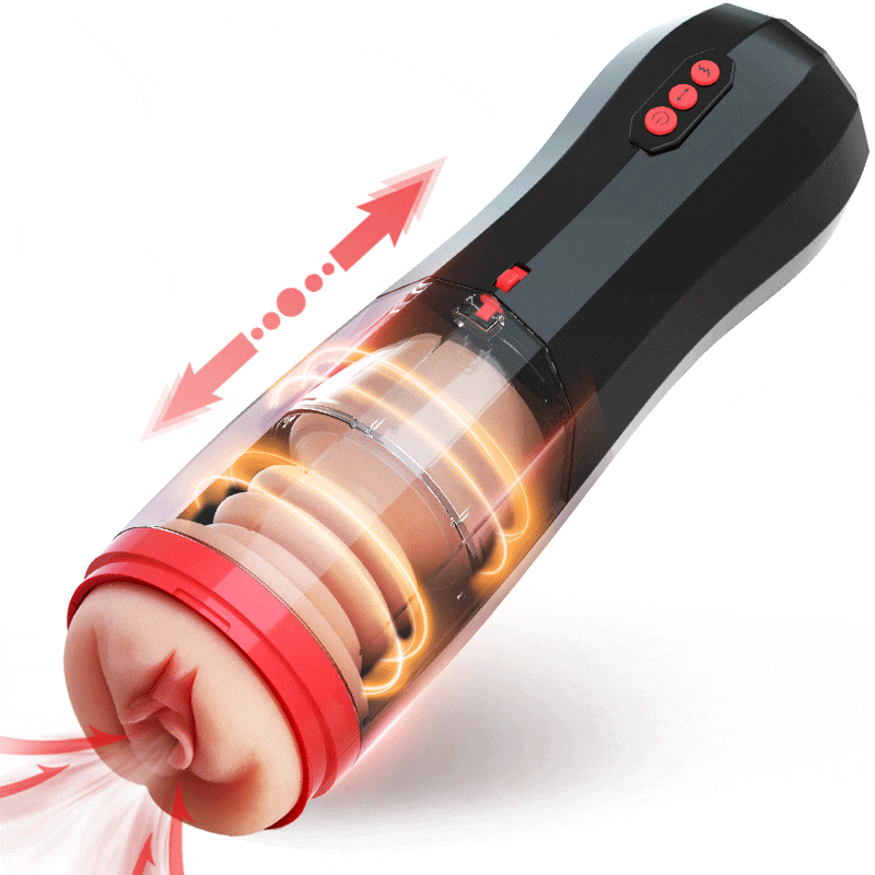 Masturbador Masculino Automático Jammy 3 en 1 con Vibración y Empuje