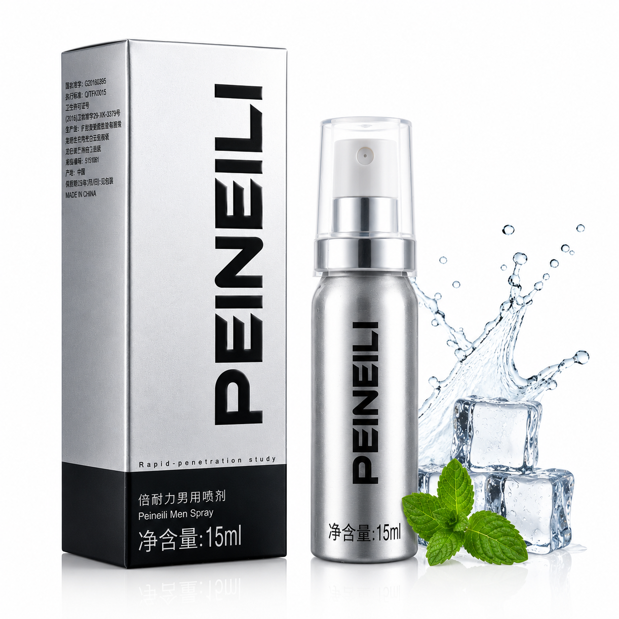 ⚪ PEINEILI SILVER – SPRAY RETARDANTE CLÁSICO