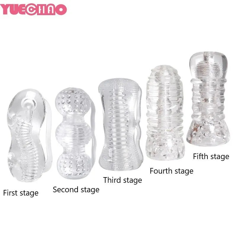 Masturbador Translúcido 3D — Estimulación Realista