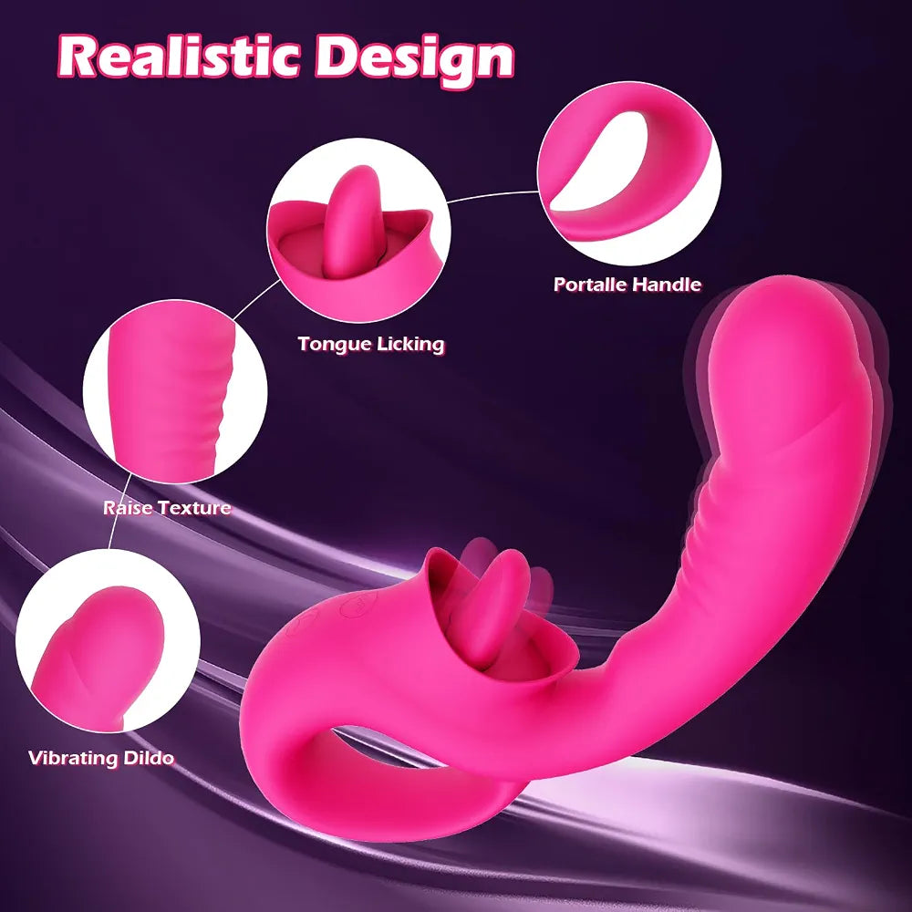 Vibrador Punto G con Estimulador de Clítoris 2 en 1