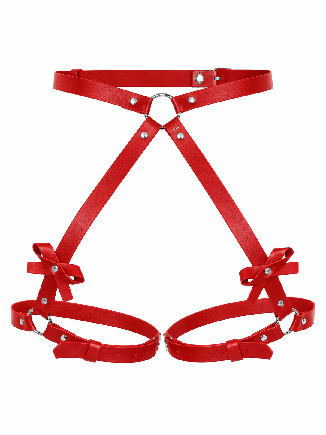 Portaligas para Glúteos & Piernas Regulable de Cuero Sintético