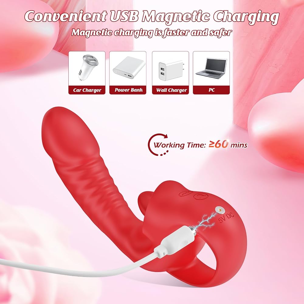 Vibrador Punto G con Estimulador de Clítoris 2 en 1