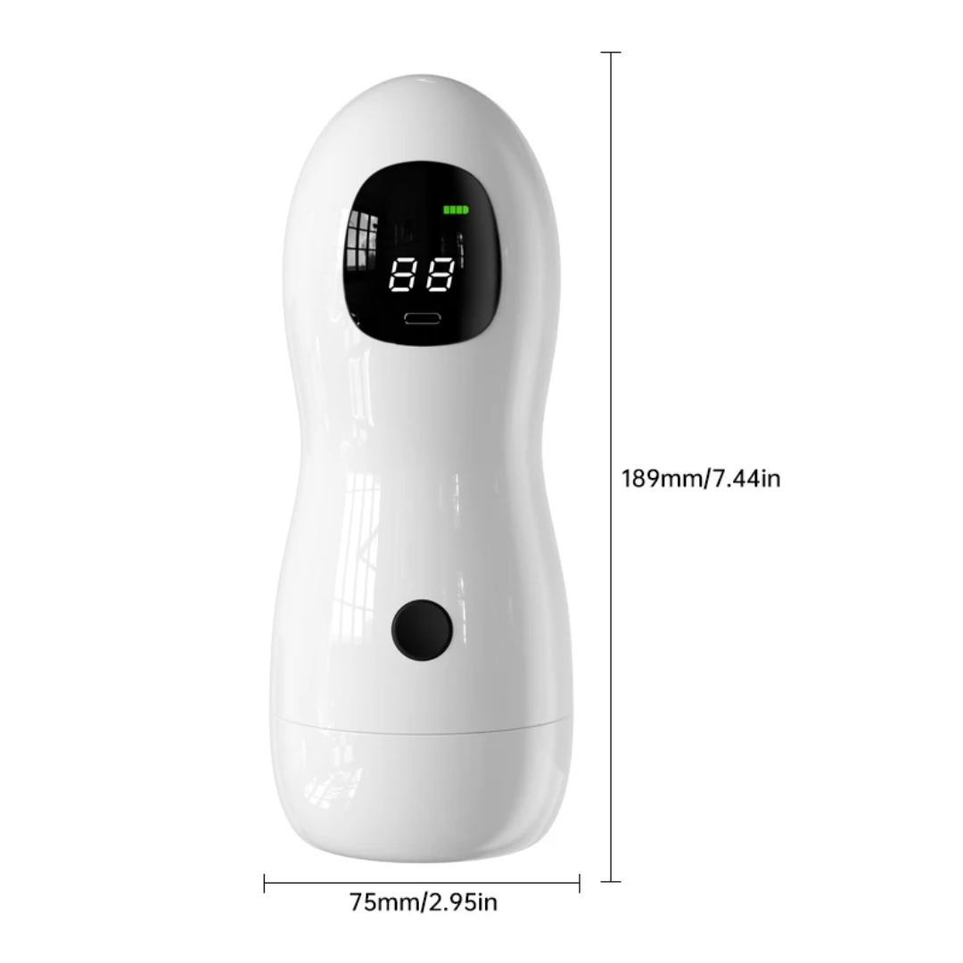 Masturbador Automático Angel 3 en 1 – Succión, Vibración y Gemidos