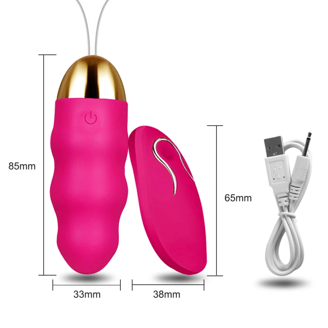 Huevo Vibrador con Control Remoto y 10 Patrones de Vibración