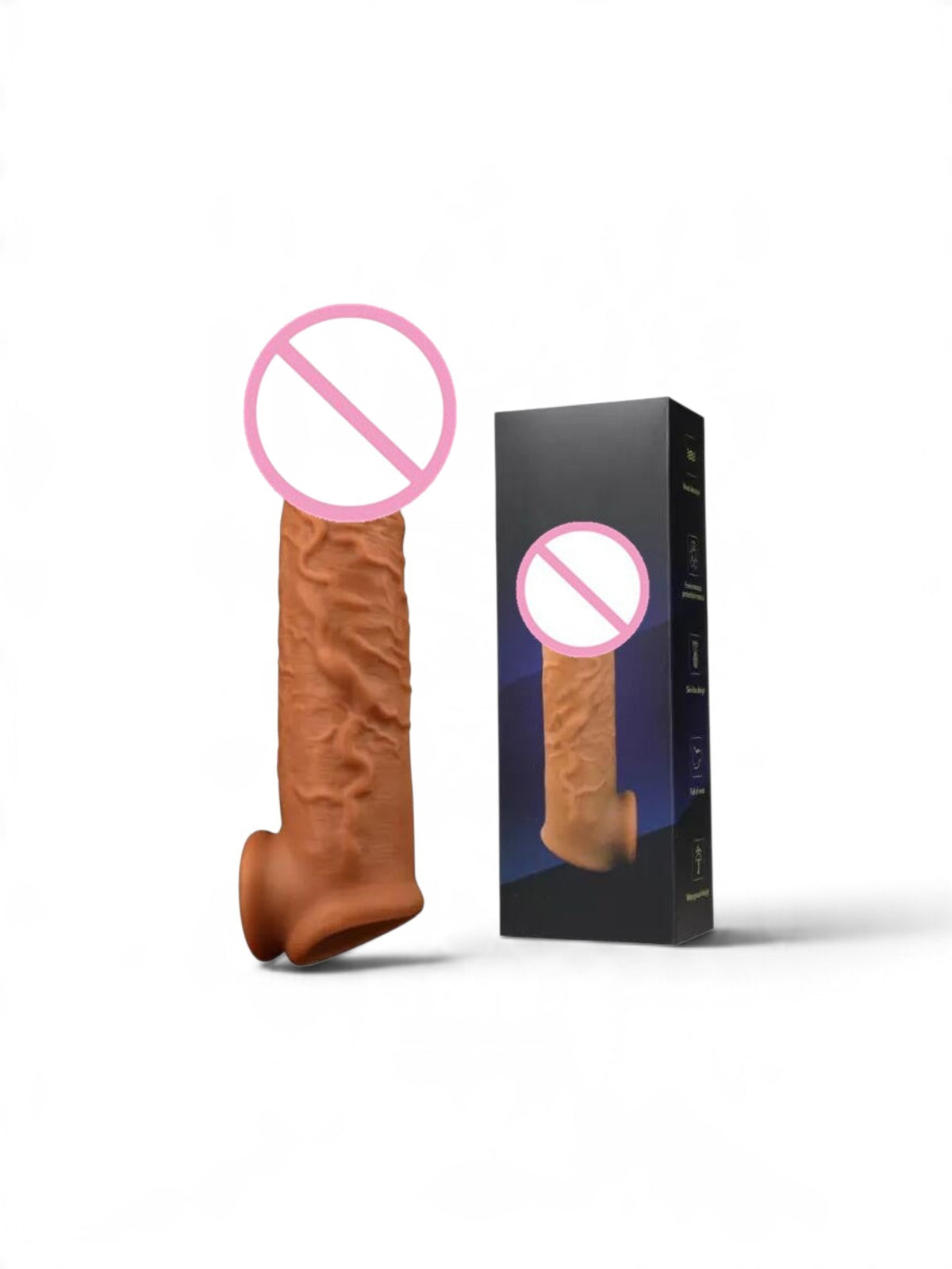 GOK Funda Peniana Texturizada con Doble Aro