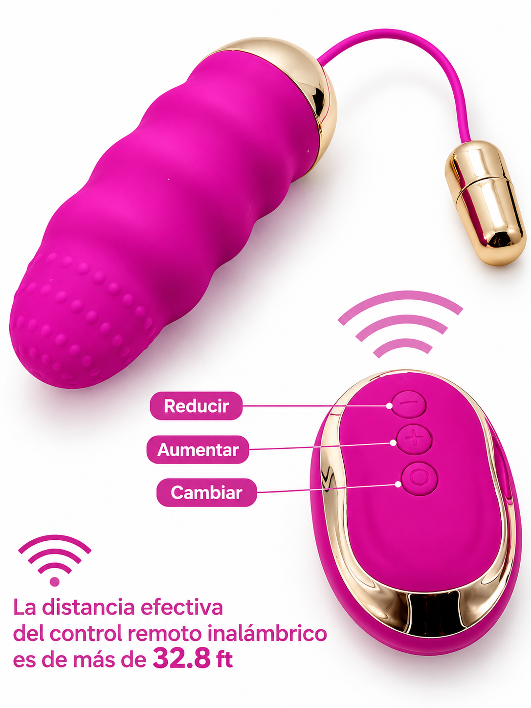 Huevo Vibrador con Control Remoto – 10 Modos