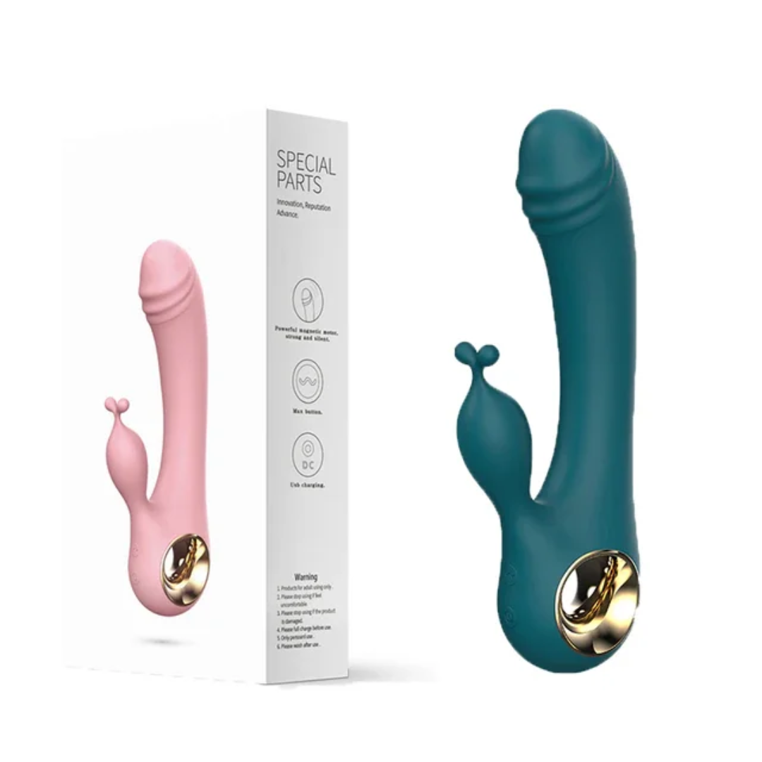 Vibrador Punto G con Estimulador de Clítoris 2 en 1
