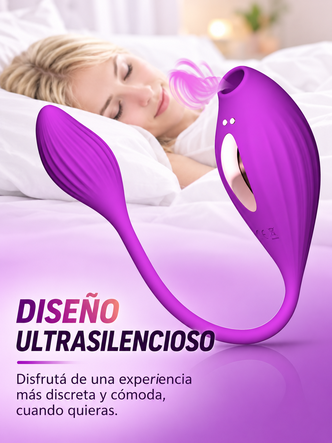 Vibrador Punto G 10 Vibraciones y 5 Modos de Succión