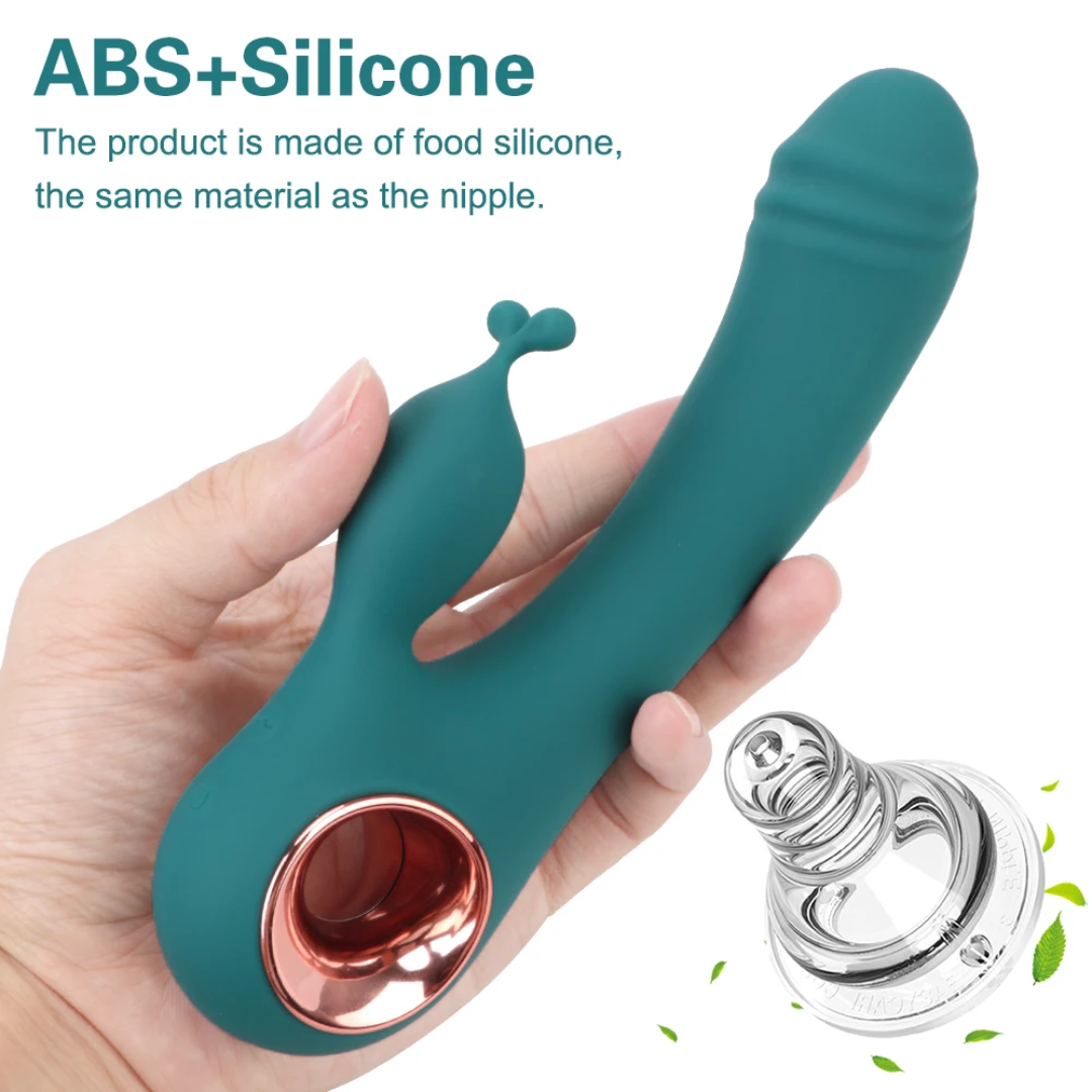 Vibrador Punto G con Estimulador de Clítoris 2 en 1