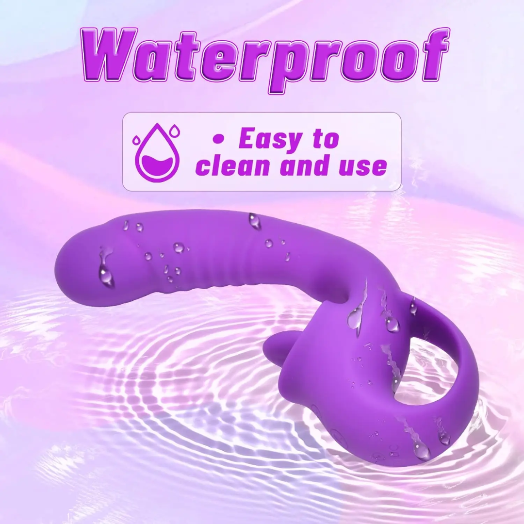 Vibrador Punto G con Estimulador de Clítoris 2 en 1
