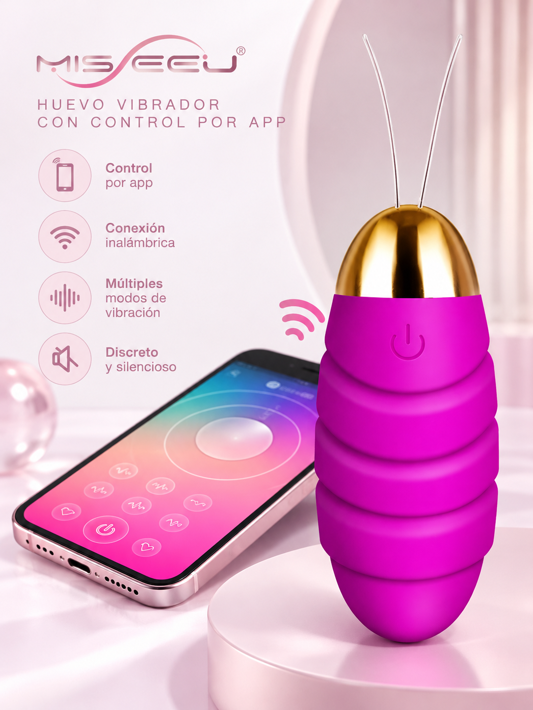 Huevo Vibrador Inteligente con Control por App