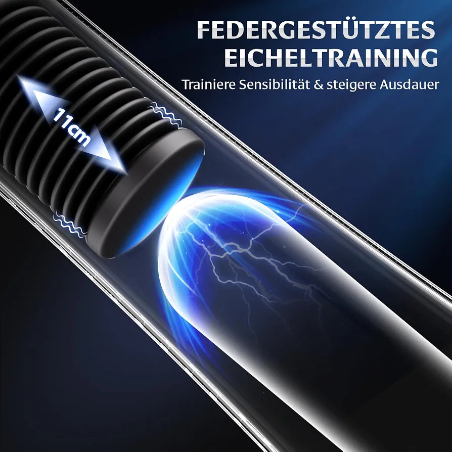 LACH Masturbador automático inteligente 4 en 1 con succión, vacío, vibración y app