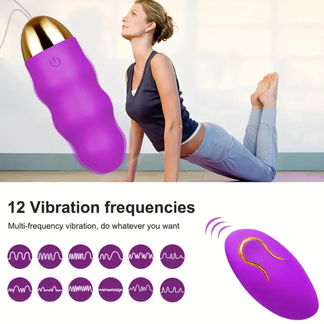 Huevo Vibrador con Control Remoto y 10 Patrones de Vibración