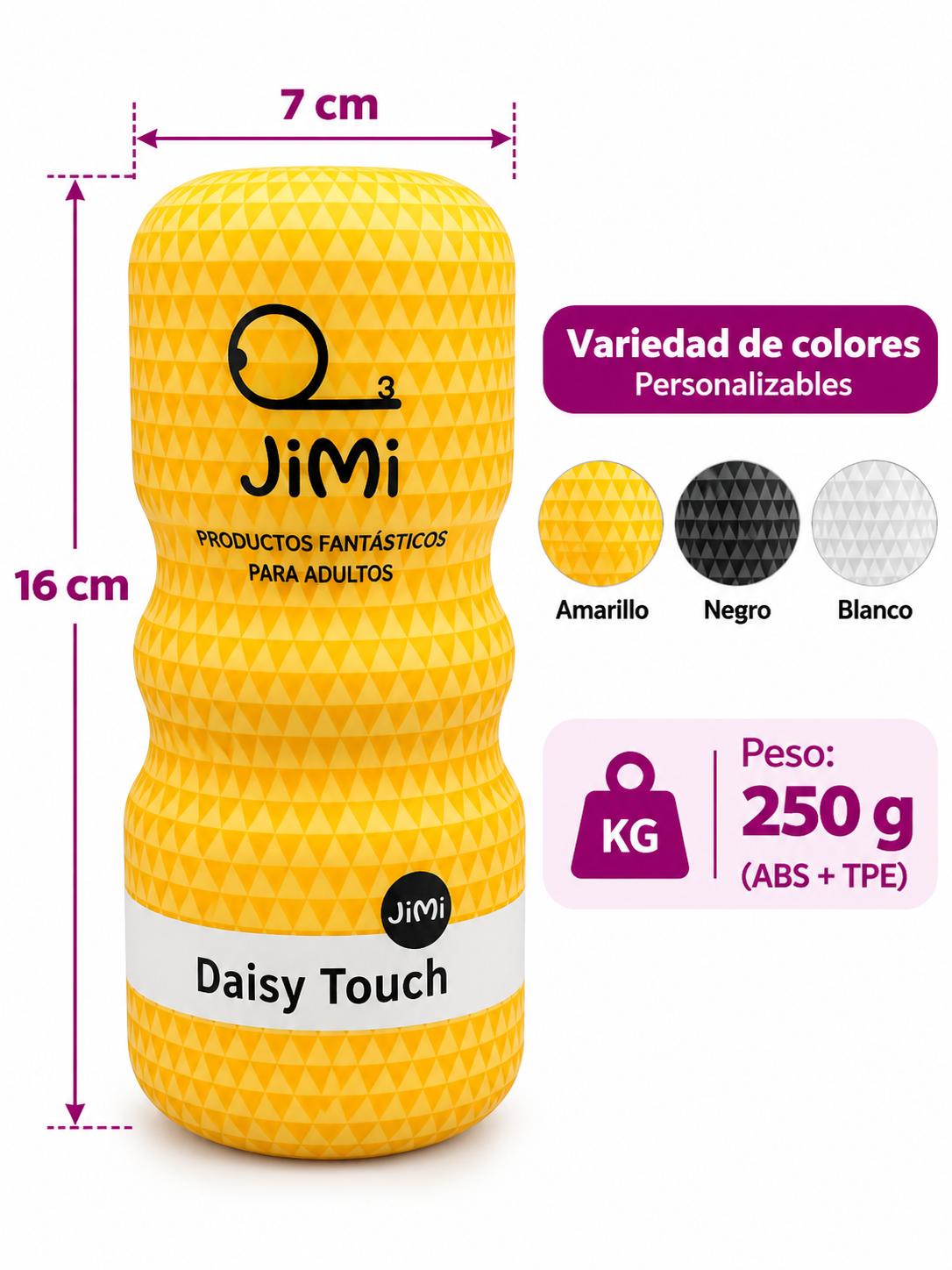 Daisy Touch – Masturbador Masculino Manual Reutilizable