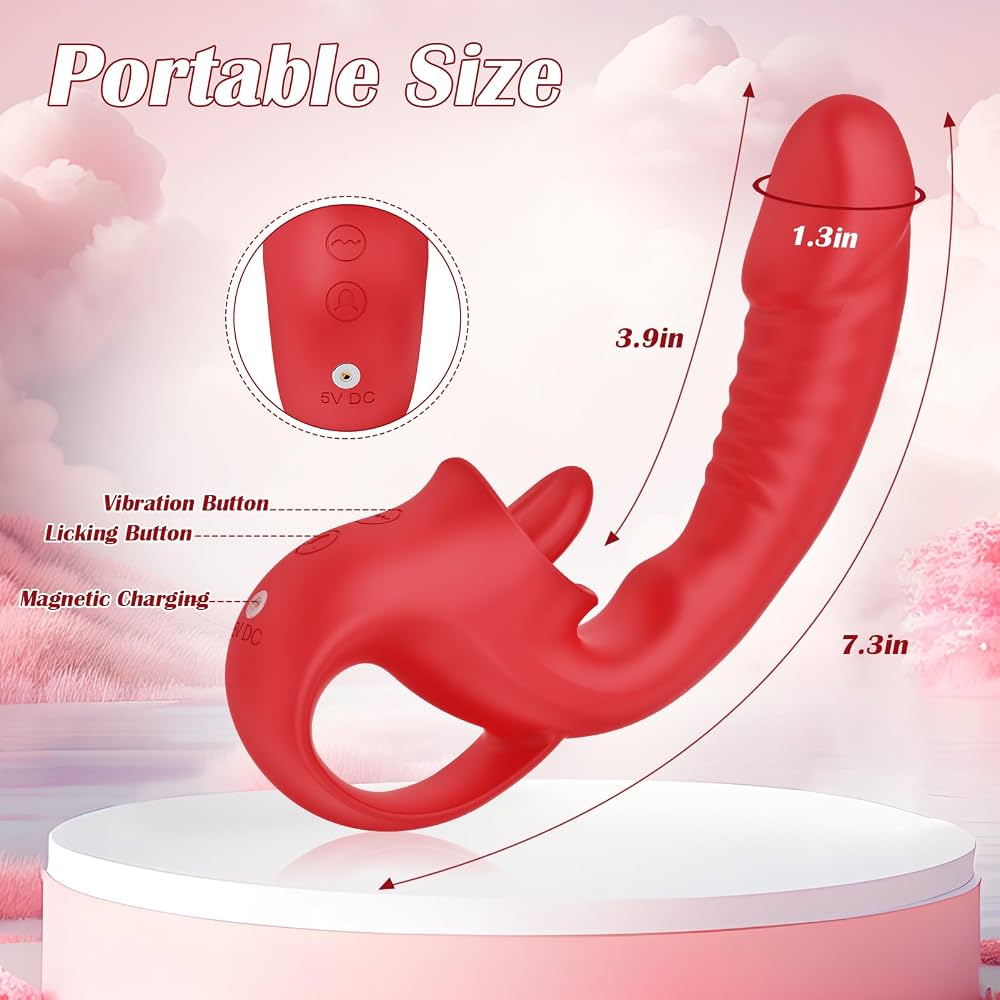 Vibrador Punto G con Estimulador de Clítoris 2 en 1