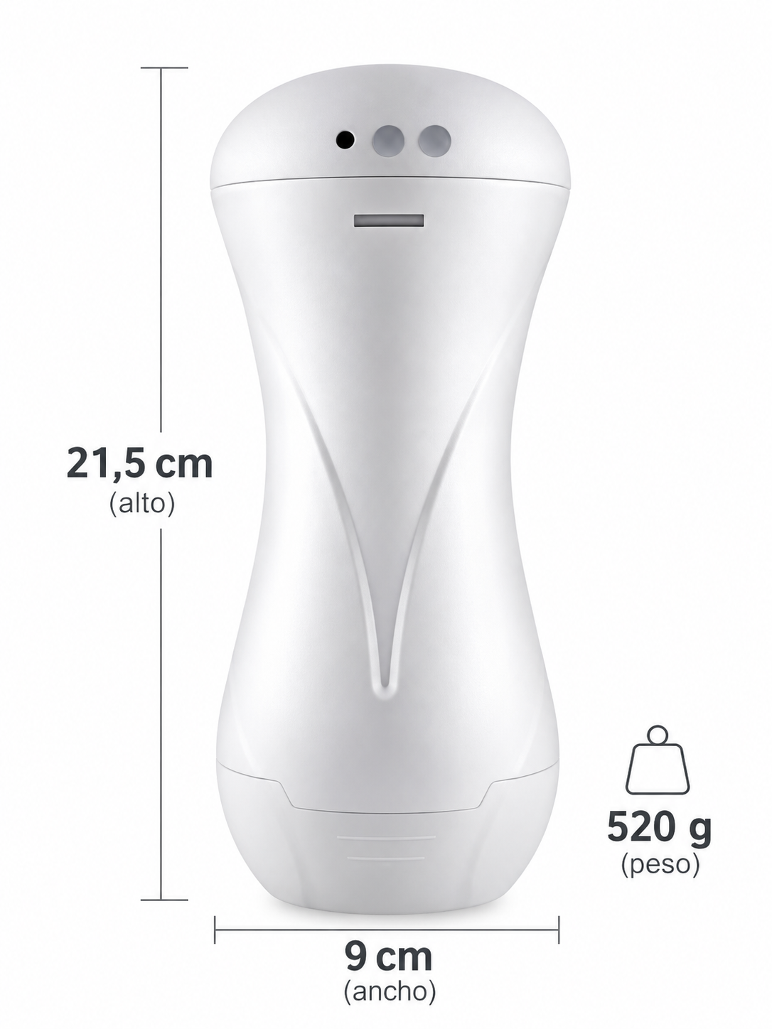 Shequ Masturbador Automático Masculino con Gemidos y 10 Modos de Vibración