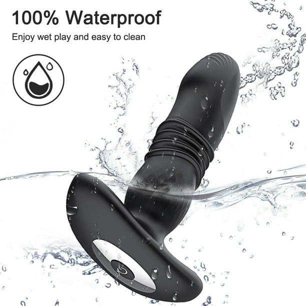 Masajeador de Próstata Masculino Plug Anal Vibrador Telescópico Control por App