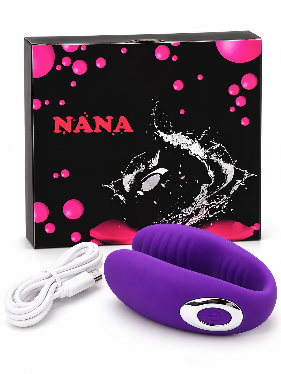 NANA Vibrador Tipo U Doble Punto G y Clítoris 10 Modos
