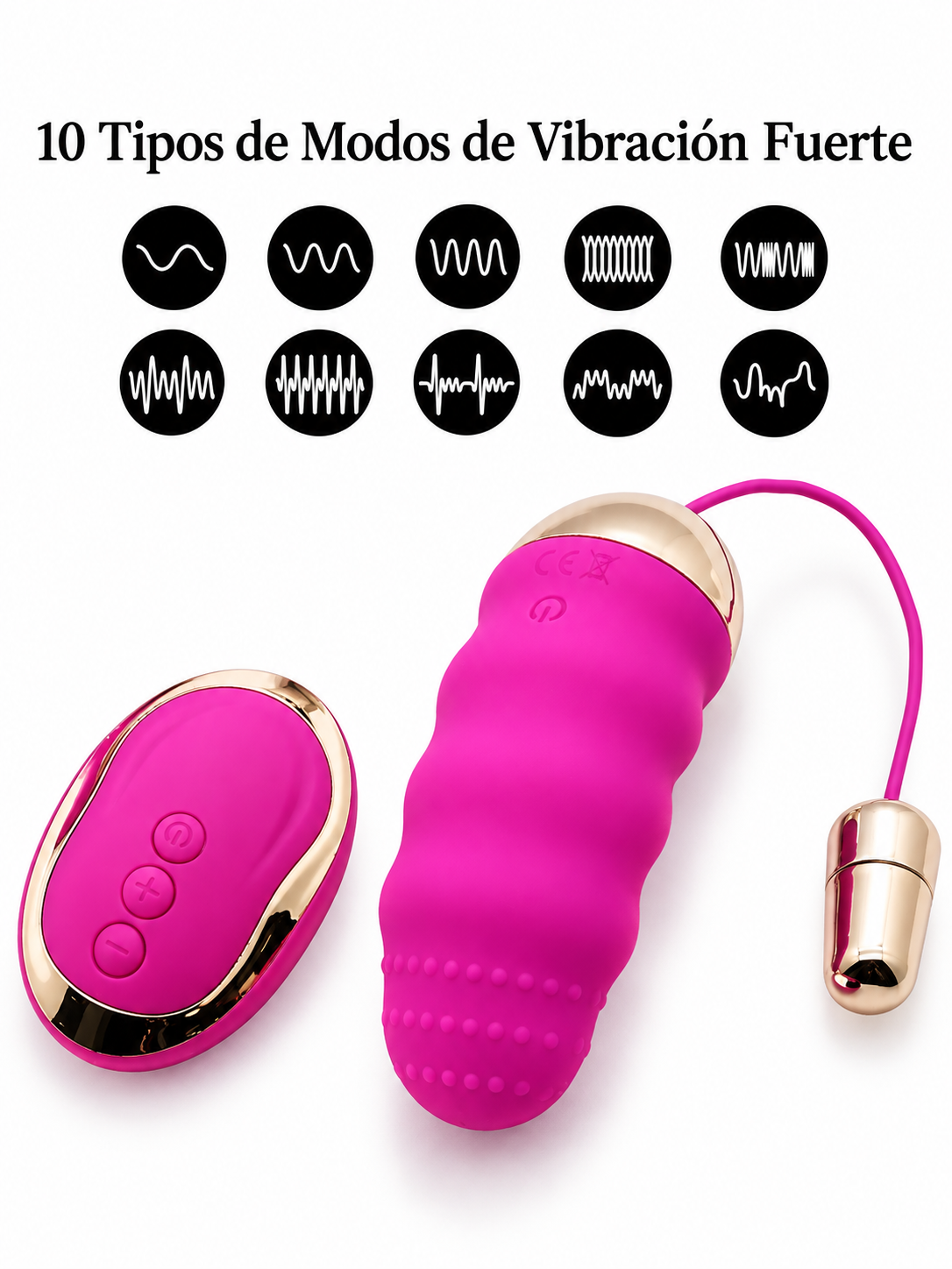 Huevo Vibrador con Control Remoto – 10 Modos