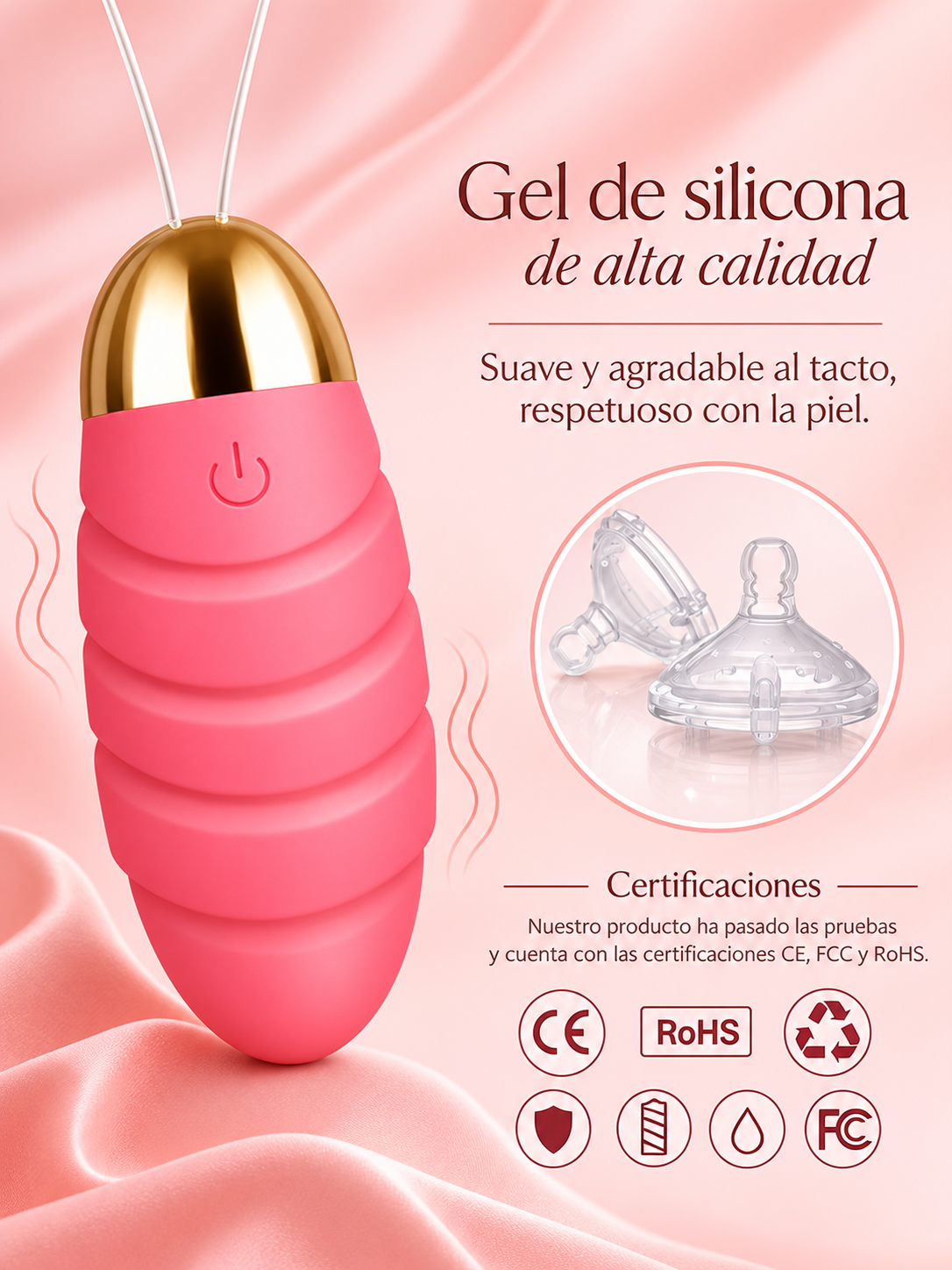 Huevo Vibrador Inteligente con Control por App
