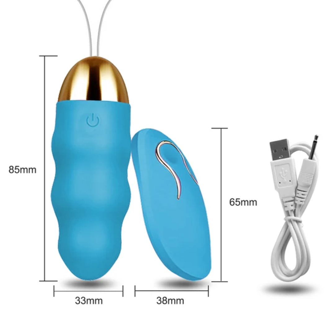 Huevo Vibrador con Control Remoto y 10 Patrones de Vibración