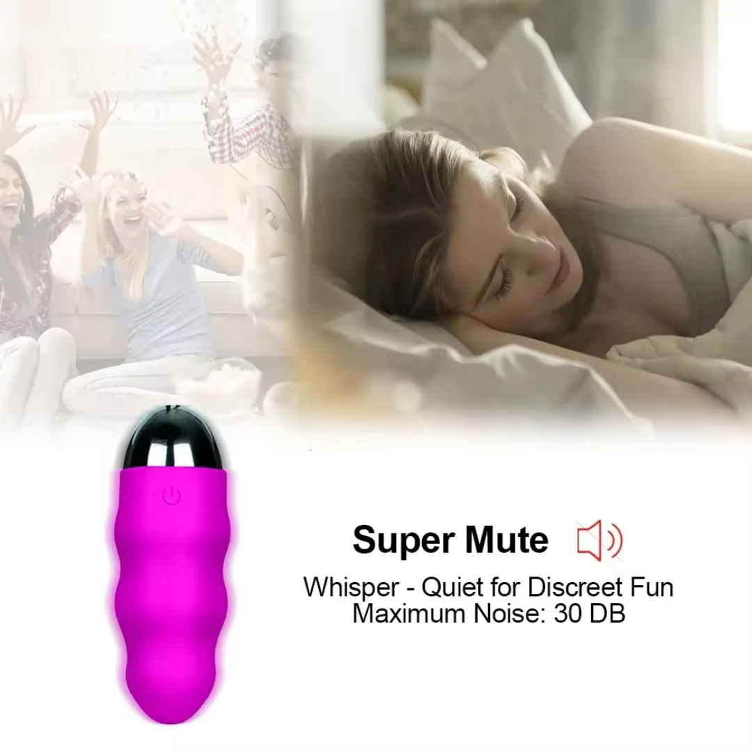 Huevo Vibrador con Control Remoto y 10 Patrones de Vibración