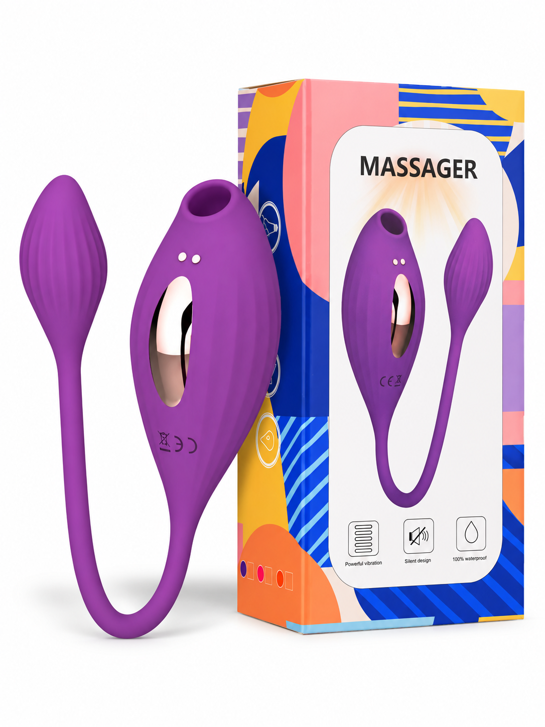 Vibrador Punto G 10 Vibraciones y 5 Modos de Succión