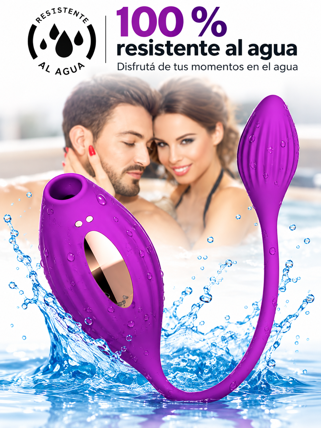Vibrador Punto G 10 Vibraciones y 5 Modos de Succión
