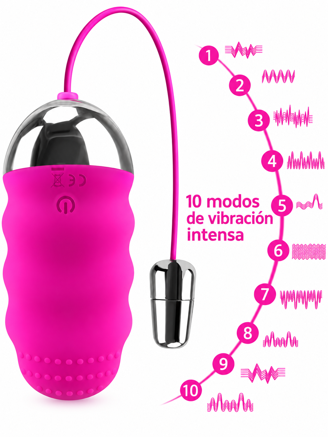 Huevo Vibrador con Control Remoto – 10 Modos