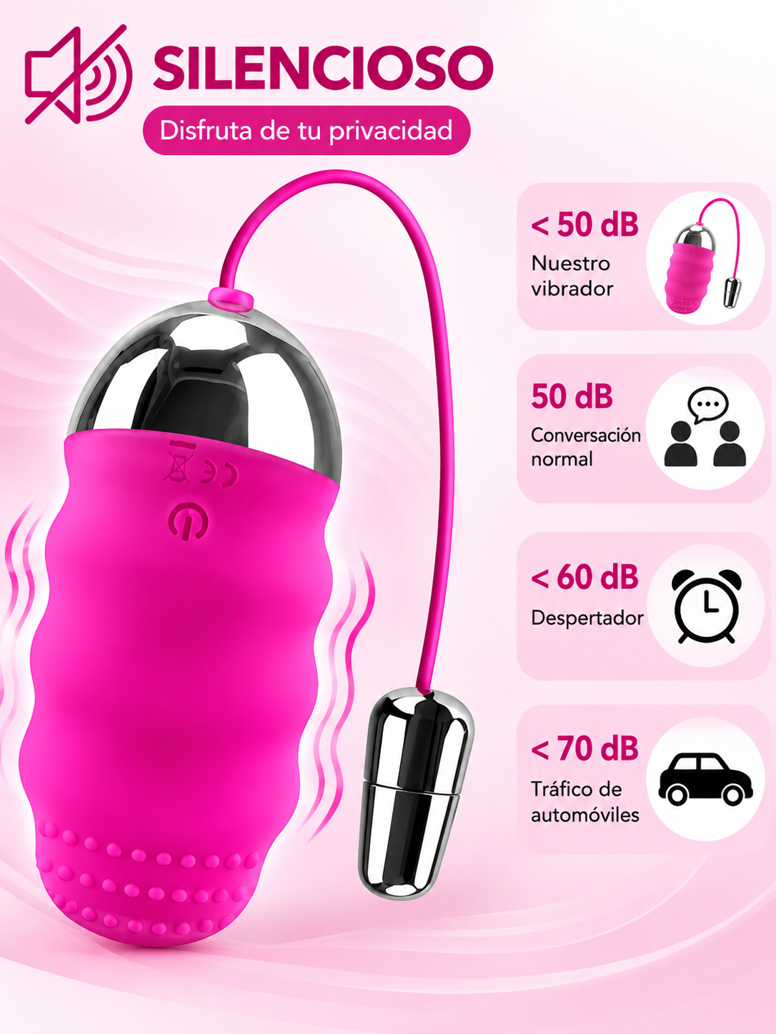 Huevo Vibrador con Control Remoto – 10 Modos
