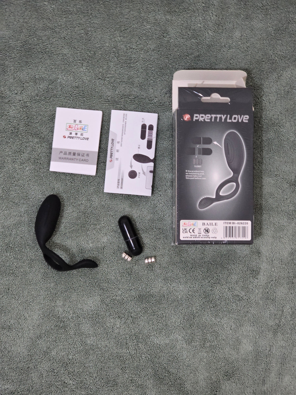 Anillo Peneano Vibrador con Bala Vibradora y Estimulador Externo