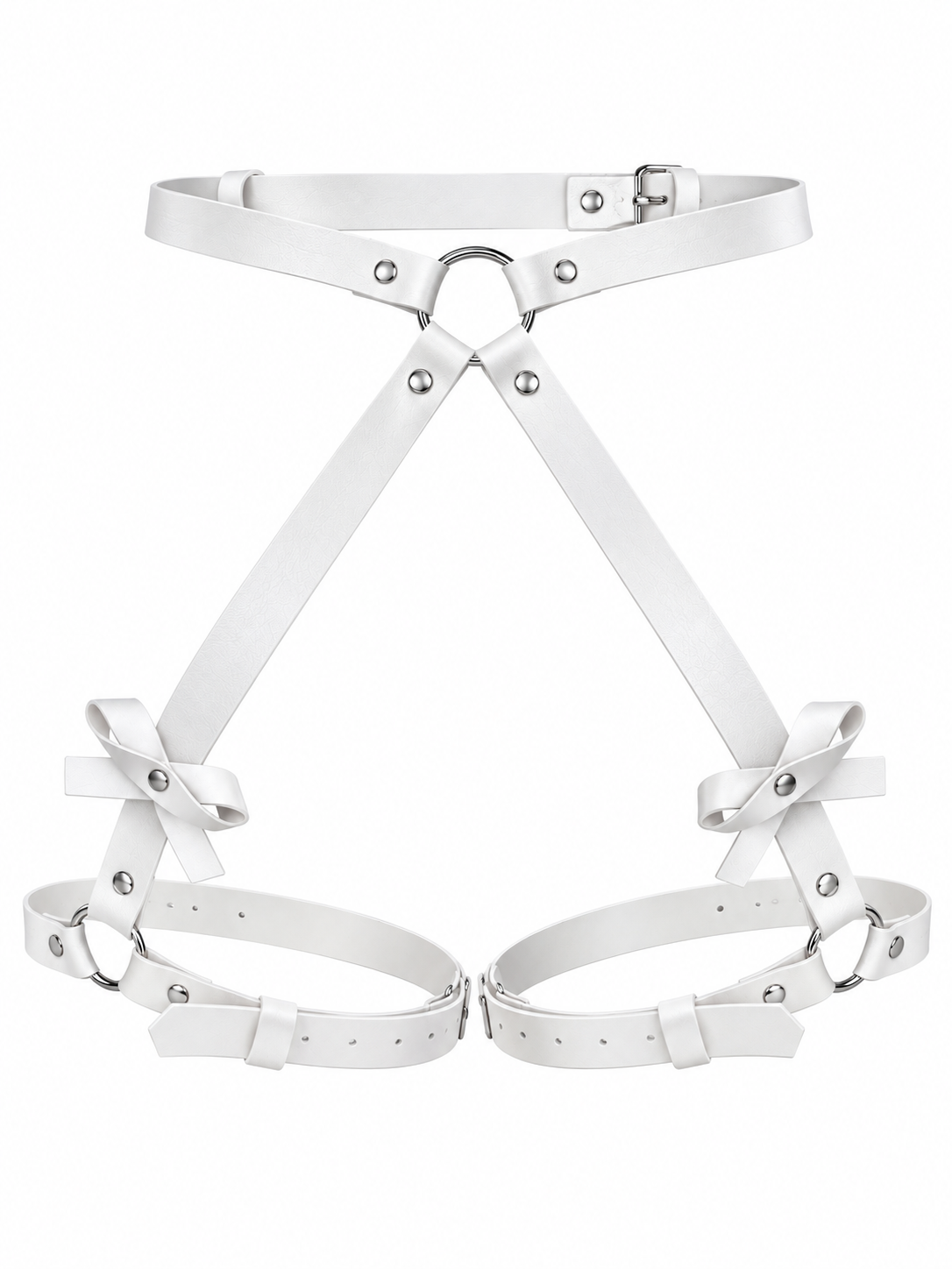 Portaligas para Glúteos & Piernas Regulable de Cuero Sintético