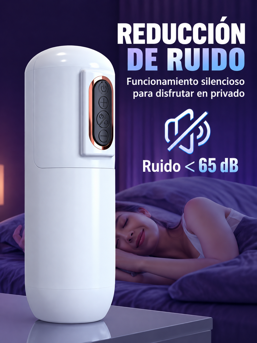 Masturbador Automático Randy con Succión y Movimiento Telescópico