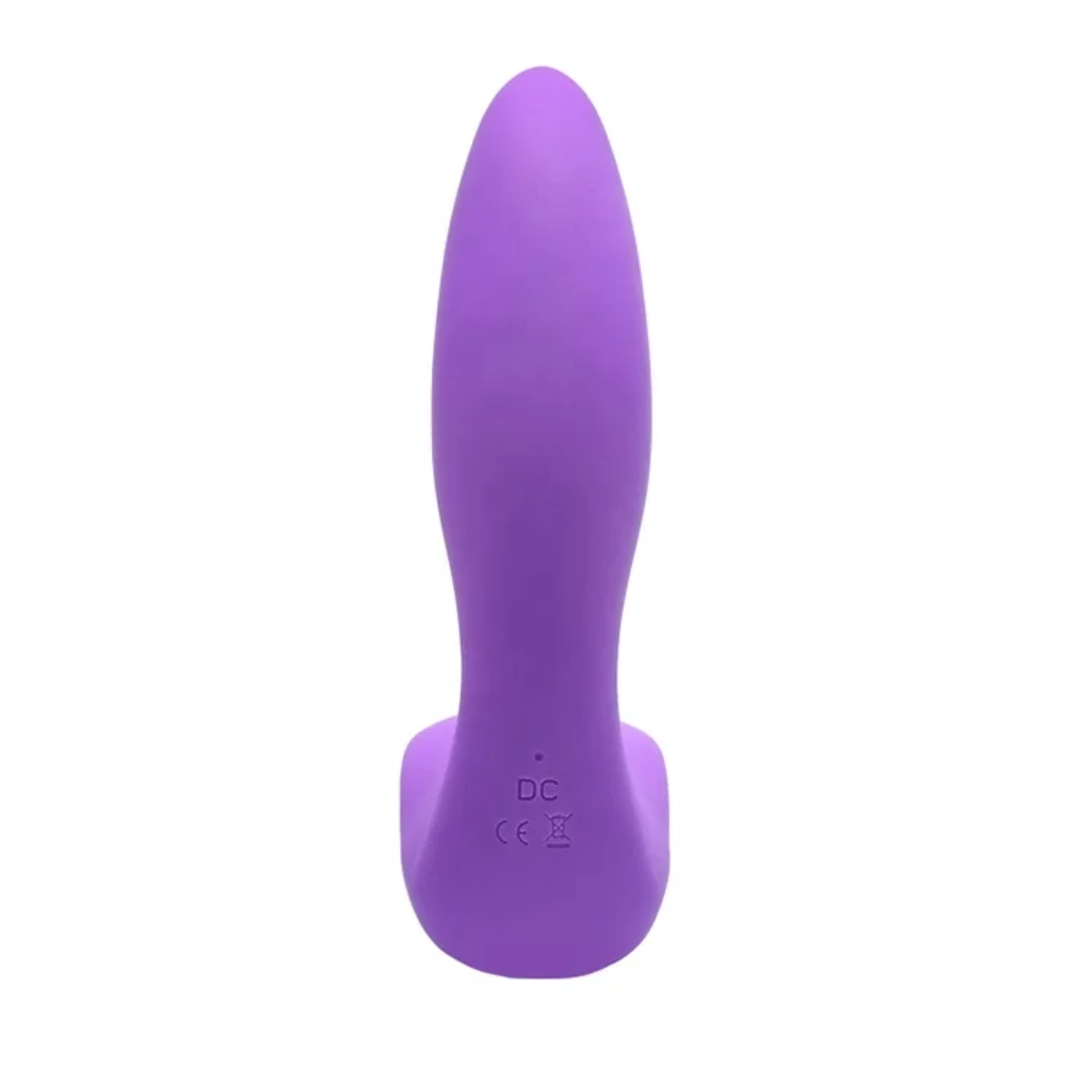 Masajeador de Próstata Anal con Control Remoto y 12 Modos de Vibración