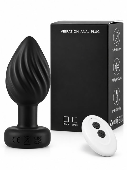Plug Anal Vibrador con 10 Modos y Control Remoto