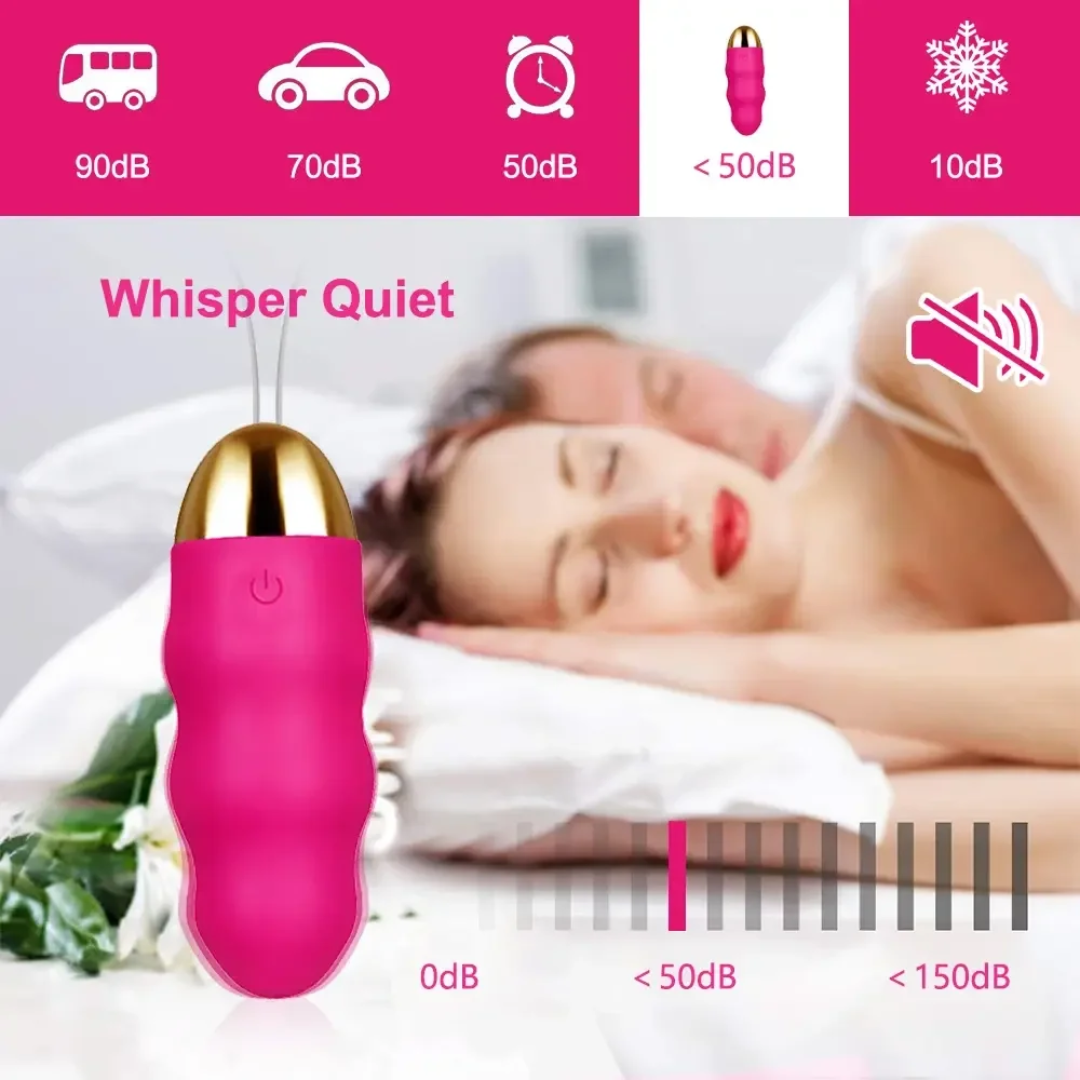 Huevo Vibrador con Control Remoto y 10 Patrones de Vibración