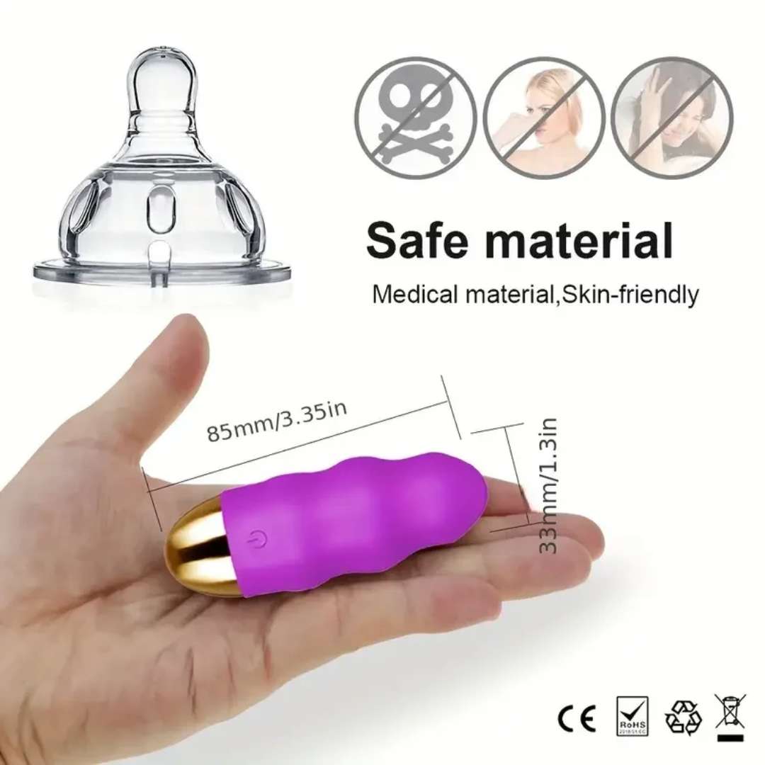 Huevo Vibrador con Control Remoto y 10 Patrones de Vibración
