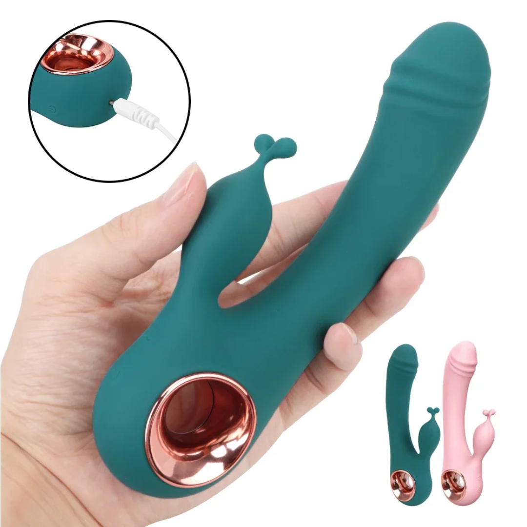 Vibrador Punto G con Estimulador de Clítoris 2 en 1